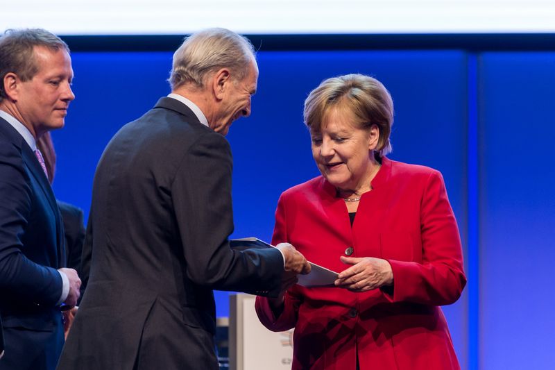 Picture of B20 Summit Handover of Recommendations to Chancellor Merkel
